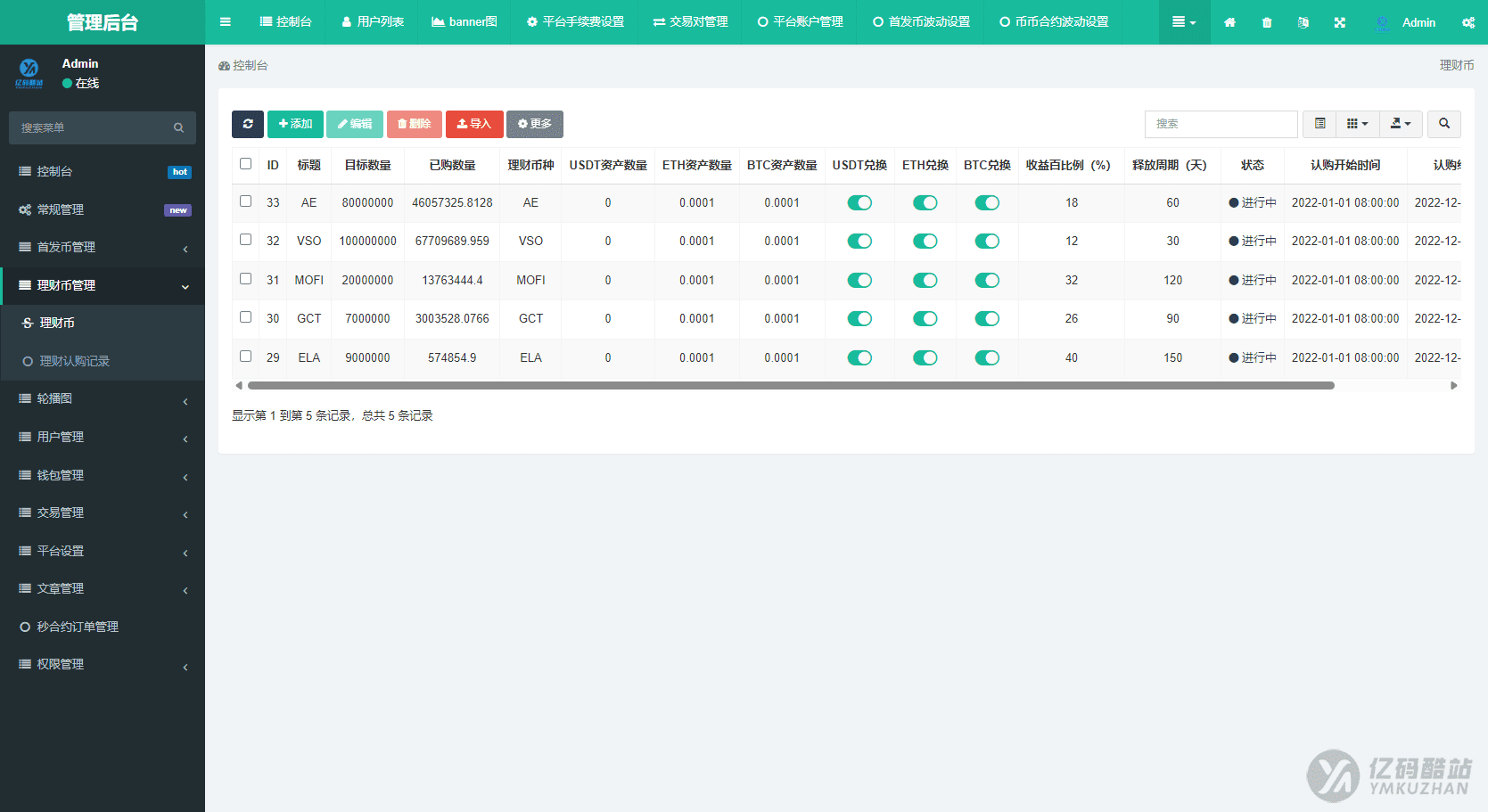 Hotcoin多語言區塊鏈交易所源碼下載/幣幣合約秒合約系統+質押理財平臺源碼插圖11